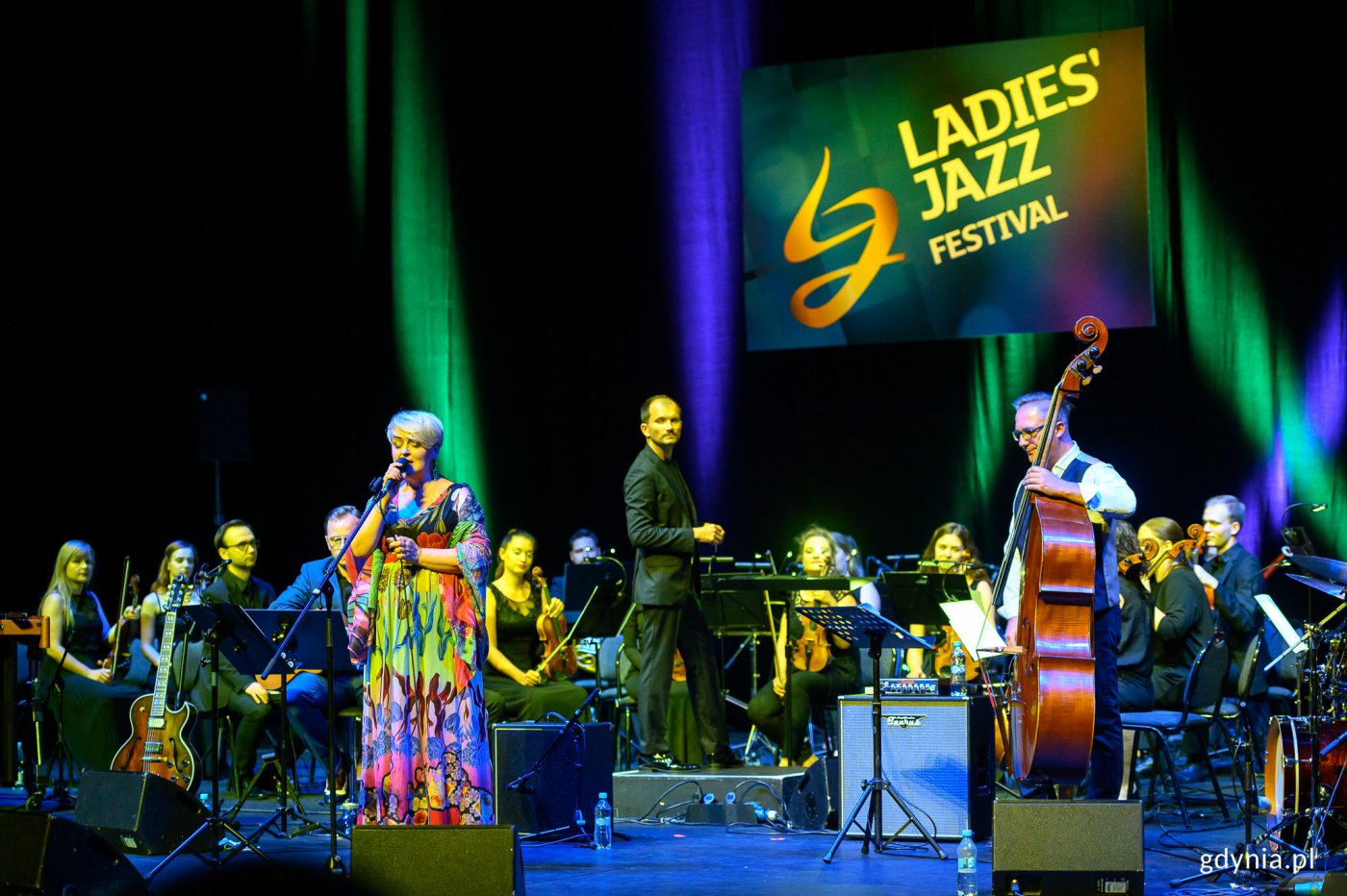 Krystyna Stańko z orkiestrą zagrała podczas finałowego dnia Ladies' Jazz Festival // fot. Dawid Linkowski