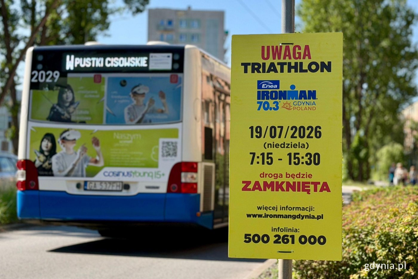 W związku z zawodami Enea IRONMAN Gdynia wprowadzone zostaną zmiany w organizacji ruchu. (fot. Adrianna Kupper/gdynia.pl)