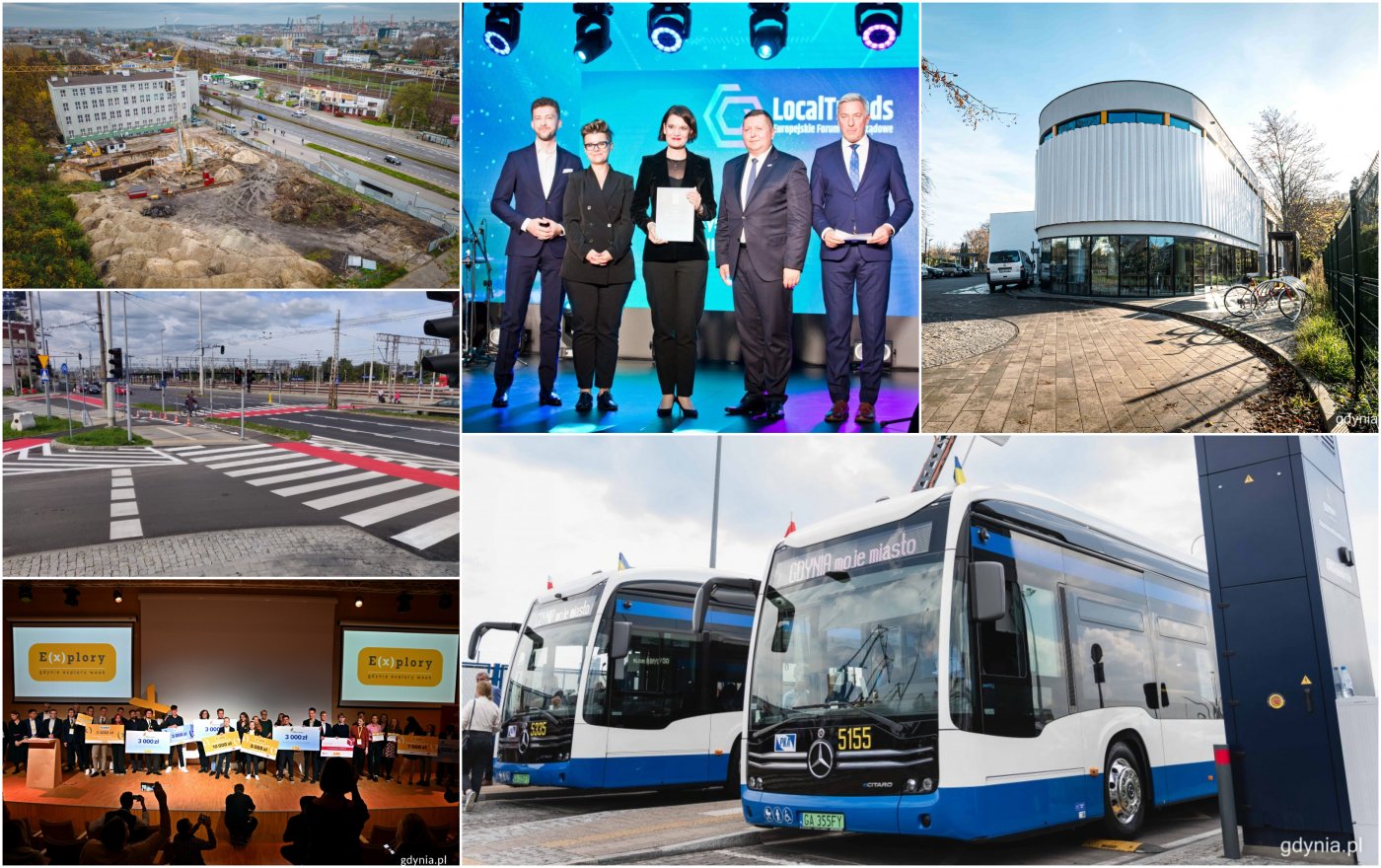 Nowe inwestycje w infrastrukturę szkolną, drogową i sportową, duży rozwój elektromobilności w komunikacji miejskiej, kolejne tytuły potwierdzające progospodarczy klimat miasta - to był pracowity, choć niełatwy rok dla Gdyni