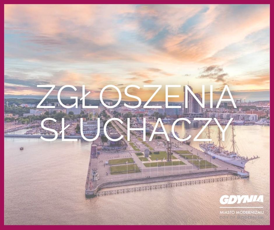 Na grafice wydarzenia widok na Gdynię od strony morza (mat. pras. organizatorów konferencji)