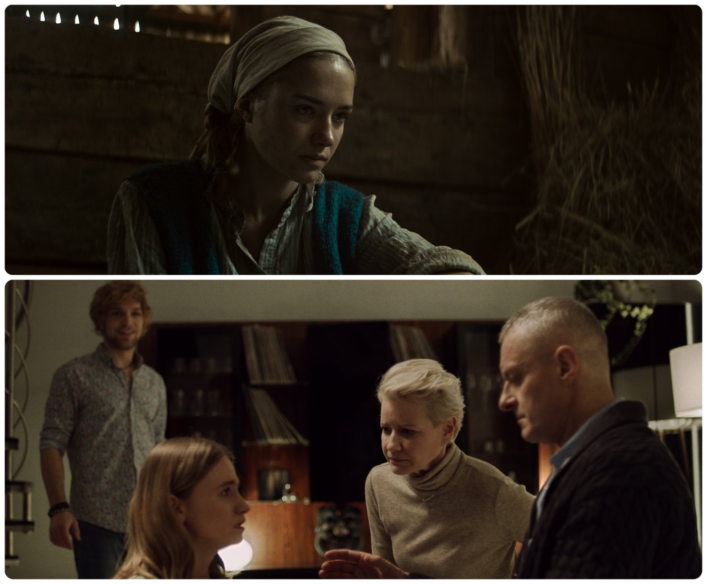 Kadry z filmów „Lato 43” (u góry) oraz „Prawdziwe uczucia” (na dole) // fot. materiały prasowe
