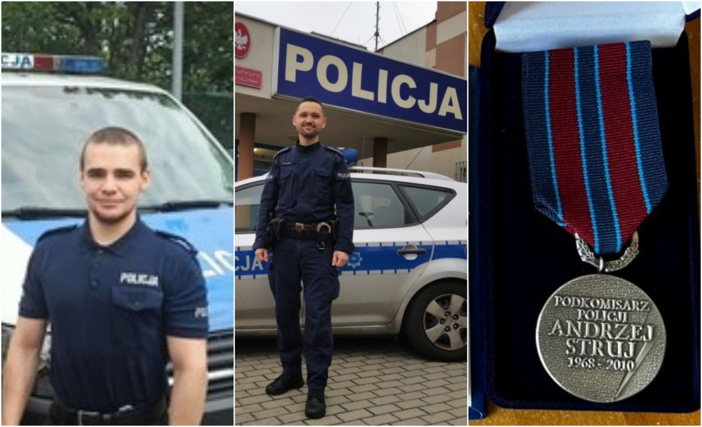 Policjanci z Gdyni trafili do wąskiego grona funkcjonariuszy z całego kraju, którzy podjęli się trudnych interwencji, narażając własne życie lub zdrowie, fot. mat. prasowe / KMP w Gdyni