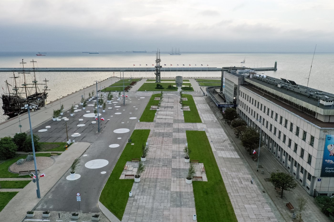 Rewitalizacja mola Południowego w ramach projektu 