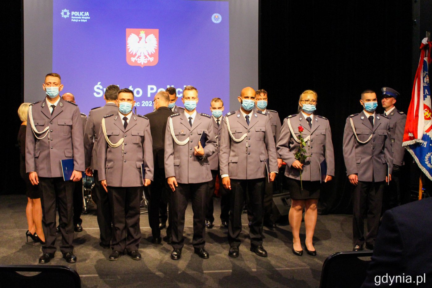 Policjanci z Gdyni mają swoje święto // fot. Magdalena Śliżewska