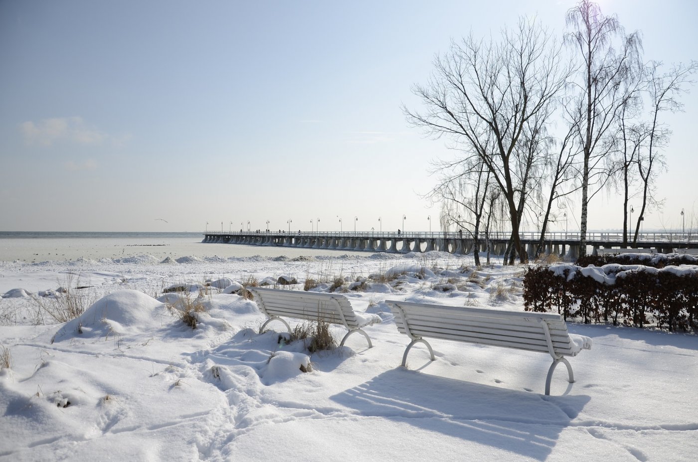 Wspomnienie zimowych dni w Orłowie. Zdjęcie z naszej grupy na FB „Gdynia w obiektywie