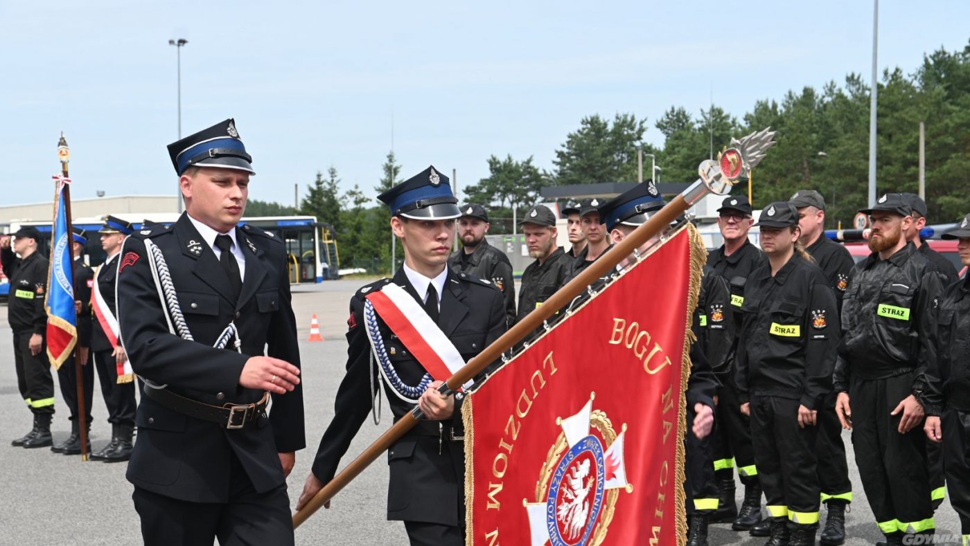 Uroczystość z okazji jubileuszu 60-lecia jednostki OSP PKM // fot. Karolina Szypelt