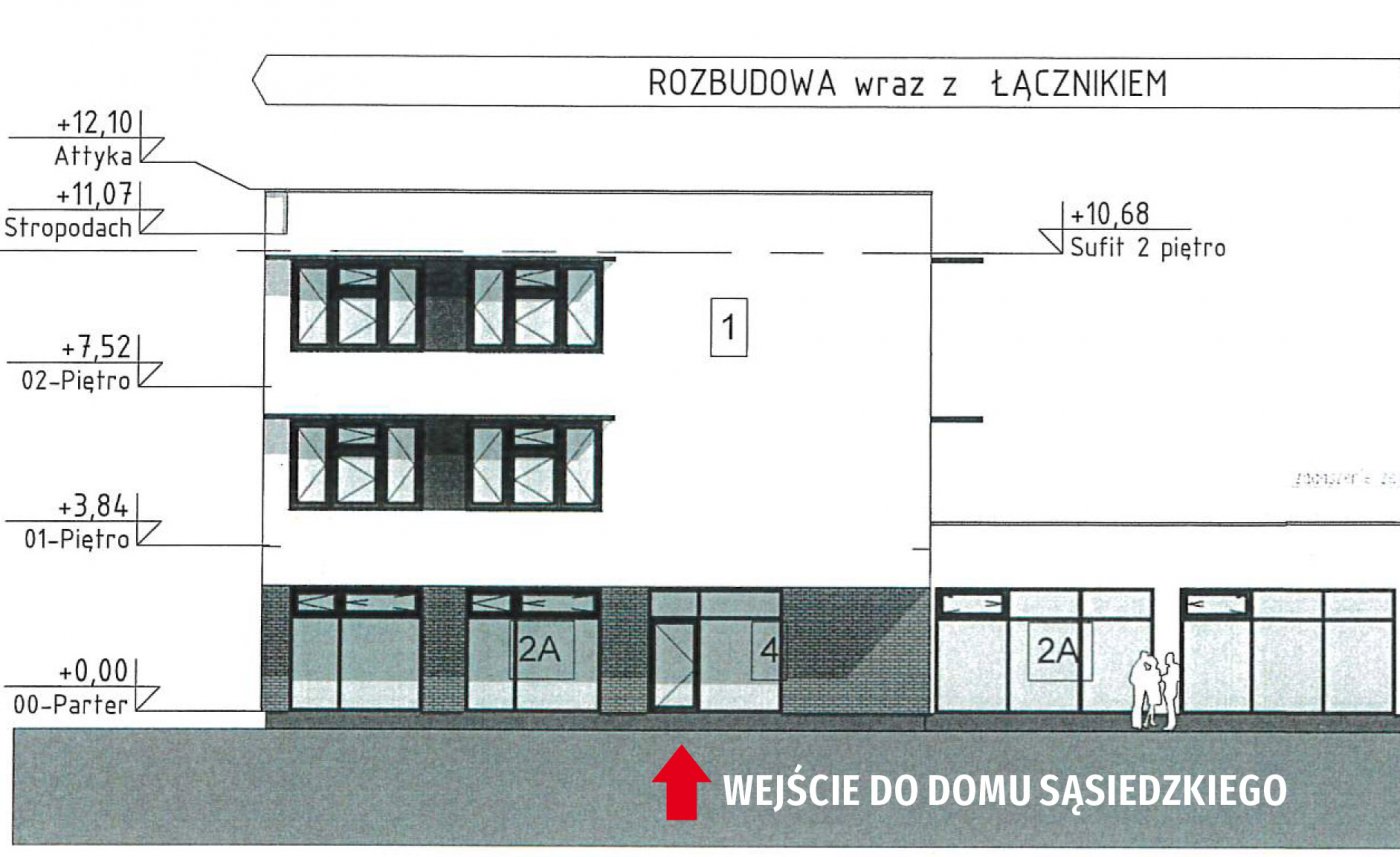 Wizualizacja Domu Sąsiedzkiego na Wiczlinie - mat. Area Projekt 