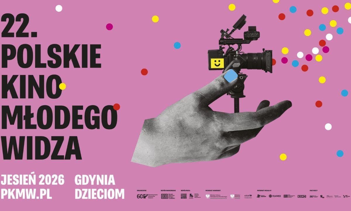 Stowarzyszenie Filmowców Polskich zaprasza na 22. edycję Polskiego Kina Młodego Widza „Gdynia Dzieciom” (grafika SFP)