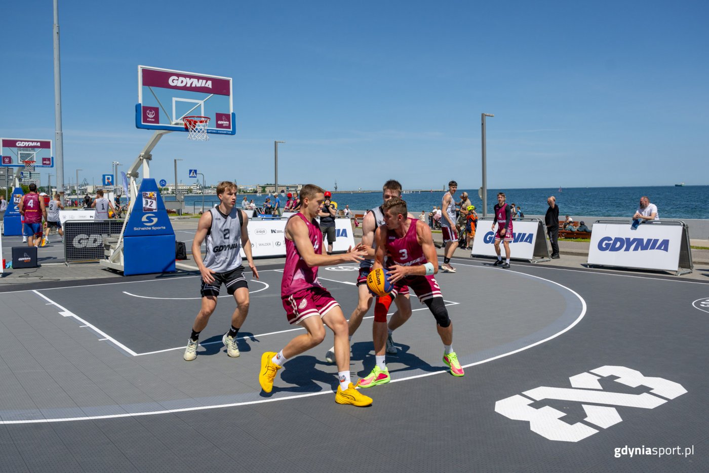 Turniej koszykówki 3x3 był jednym z najbardziej widowiskowych wydarzeń minionego roku. (fot. Gdyńskie Centrum Sportu)