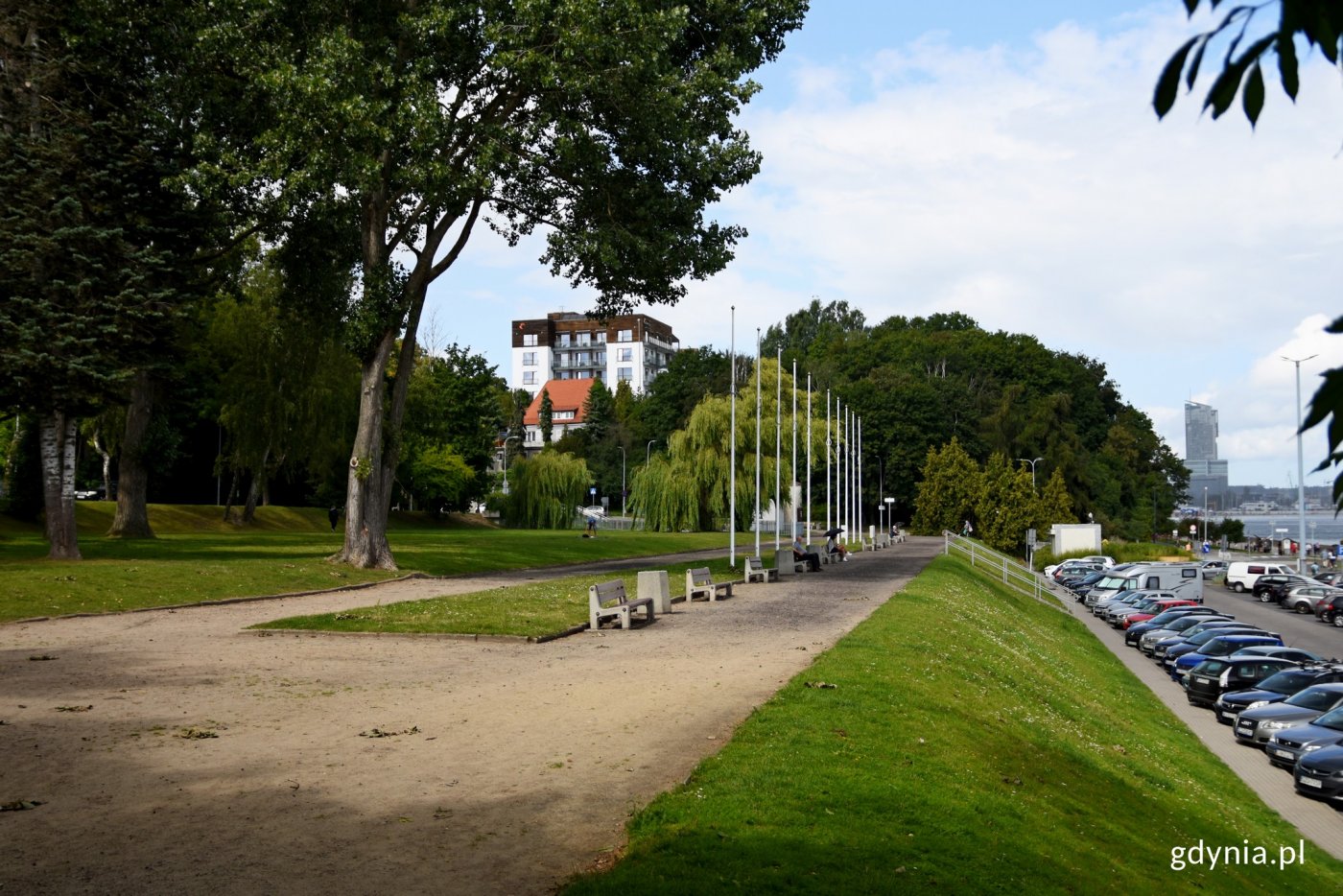 Już niedługo gdynianie oraz turyści będą mogli korzystać z nowoczesnej i zmodernizowanej strefy rekreacyjnej na Skwerze Arki Gdynia. To projekt realizowany w ramach Budżetu Obywatelskiego 2018 // fot. Paweł Kukla