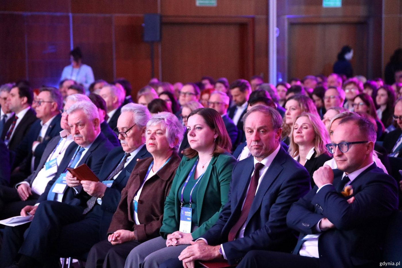 W Sopocie trwa Samorządowy Kongres Finansowy Local Trends. Na zdjęciu m.in. Mieczysław Struk, marszałek województwa pomorskiego, Marcin Skwierawski, wicemarszałek województwa pomorskiego i Aleksandra Kosiorek, prezydent Gdyni (fot. Magda Śliżewska)