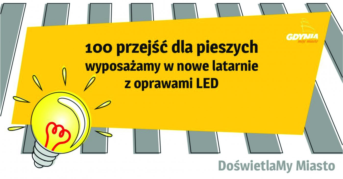 grafika 100 doświetlonych przejść