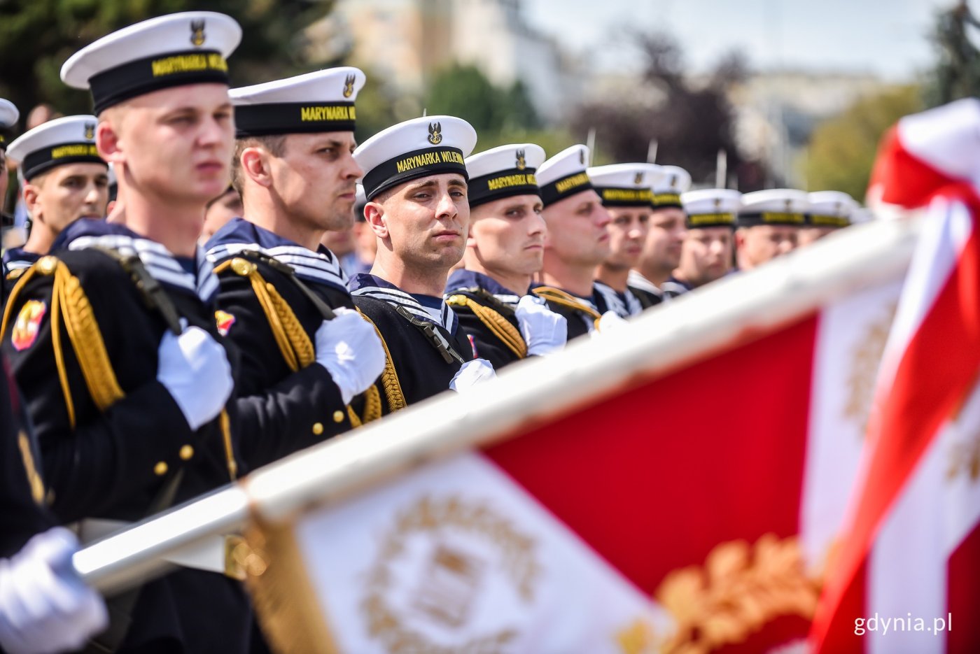 Marynarze podczas Święta Wojska Polskiego. Zdjęcie archiwalne z 2019 roku // fot. Maciej Czarniak