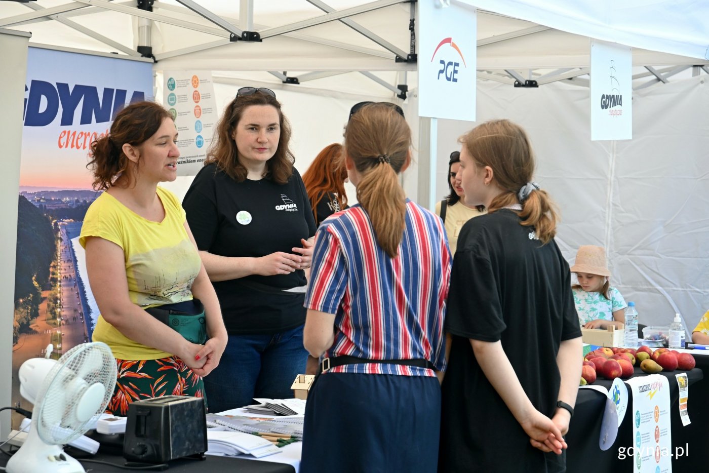 Gdyńskie stoisko na 3. Pomorskim Pikniku Energetycznym // fot. Magdalena Czernek