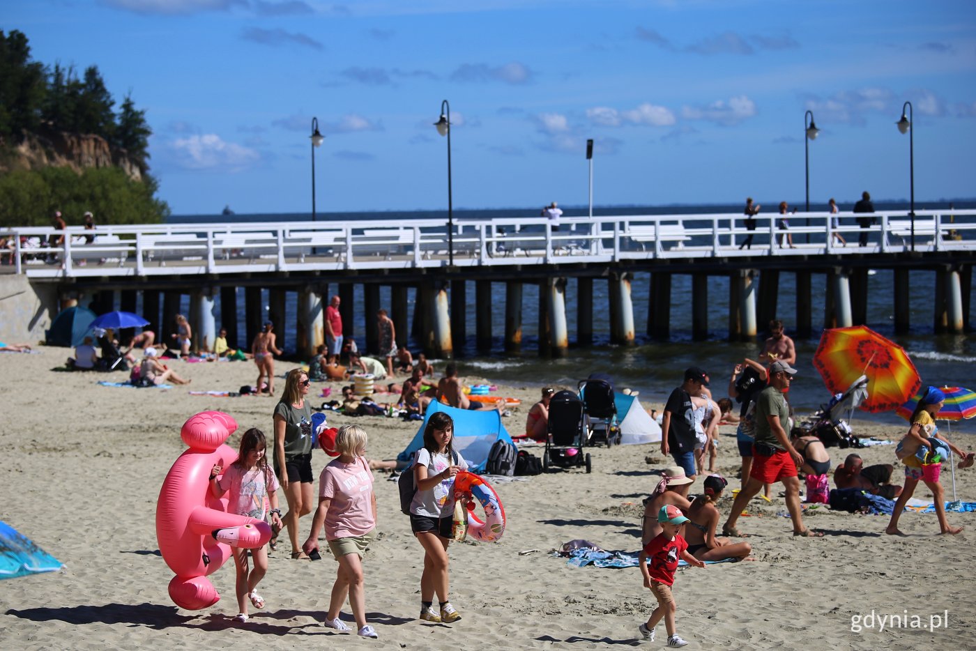 Gdyńskie plaże zapraszają (fot. Przemysław Kozłowski)