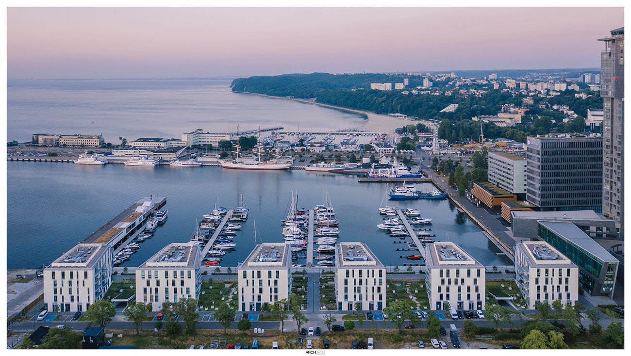 Realizacja Yacht Park pracowni ArchDeco. Źródło: ArchDeco