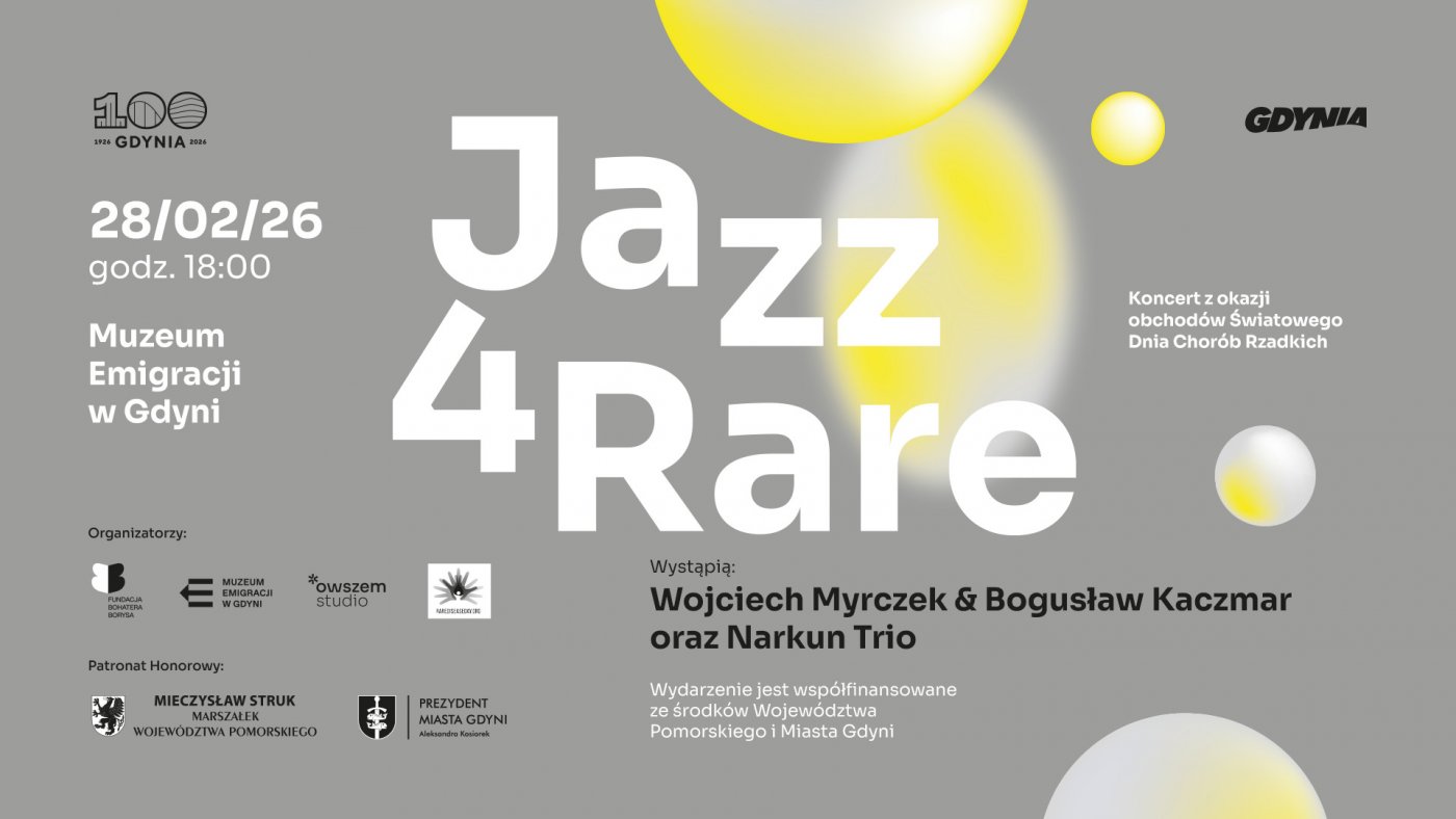 Jazz 4Rare odbędzie się w Muzeum Emigracji w sobotę, 28 lutego (mat. prasowe Muzeum Emigracji)