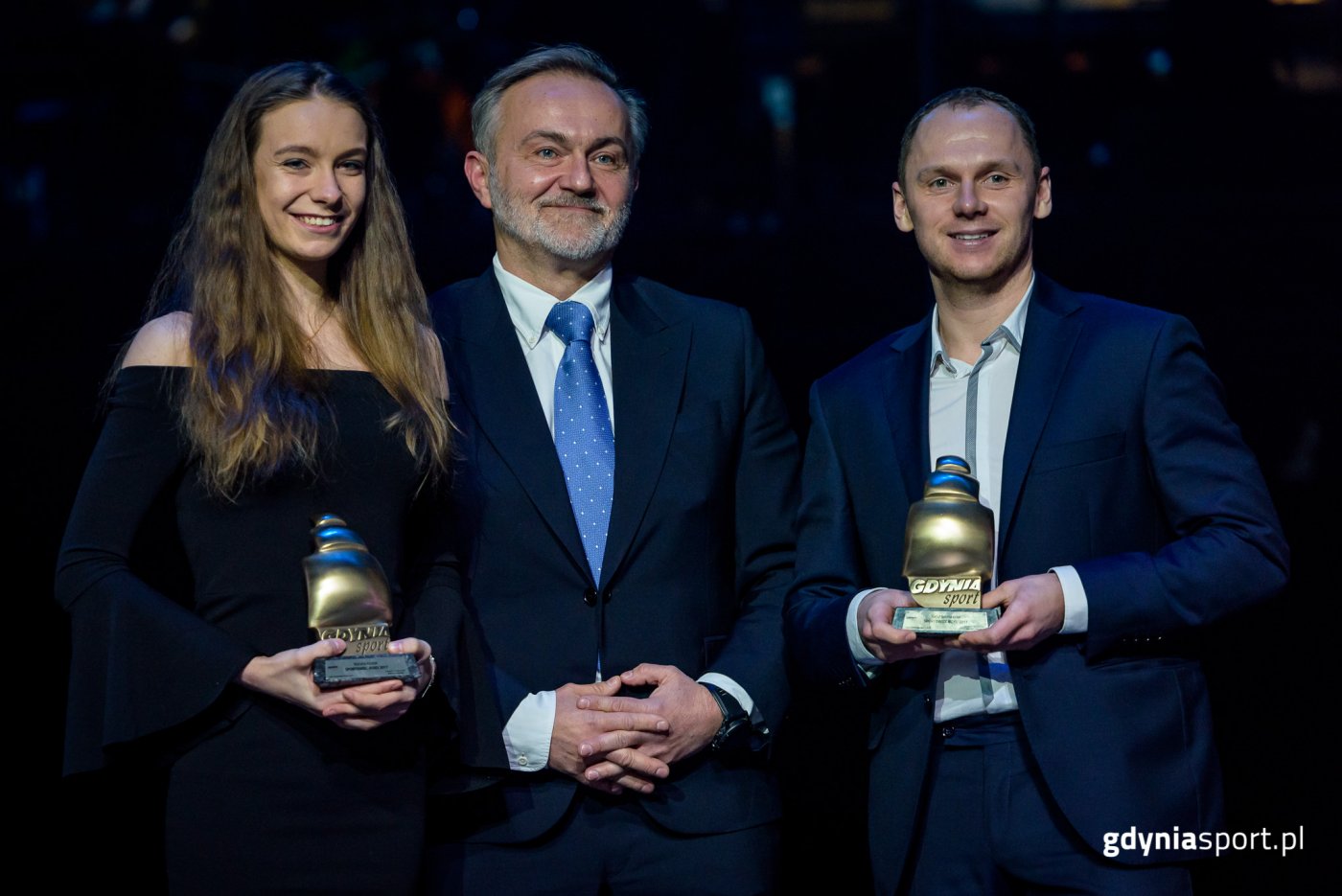  Natalia Kozioł i Rafał Siemaszko. Sportowcy roku 2017, fot. Dawid Linkowski