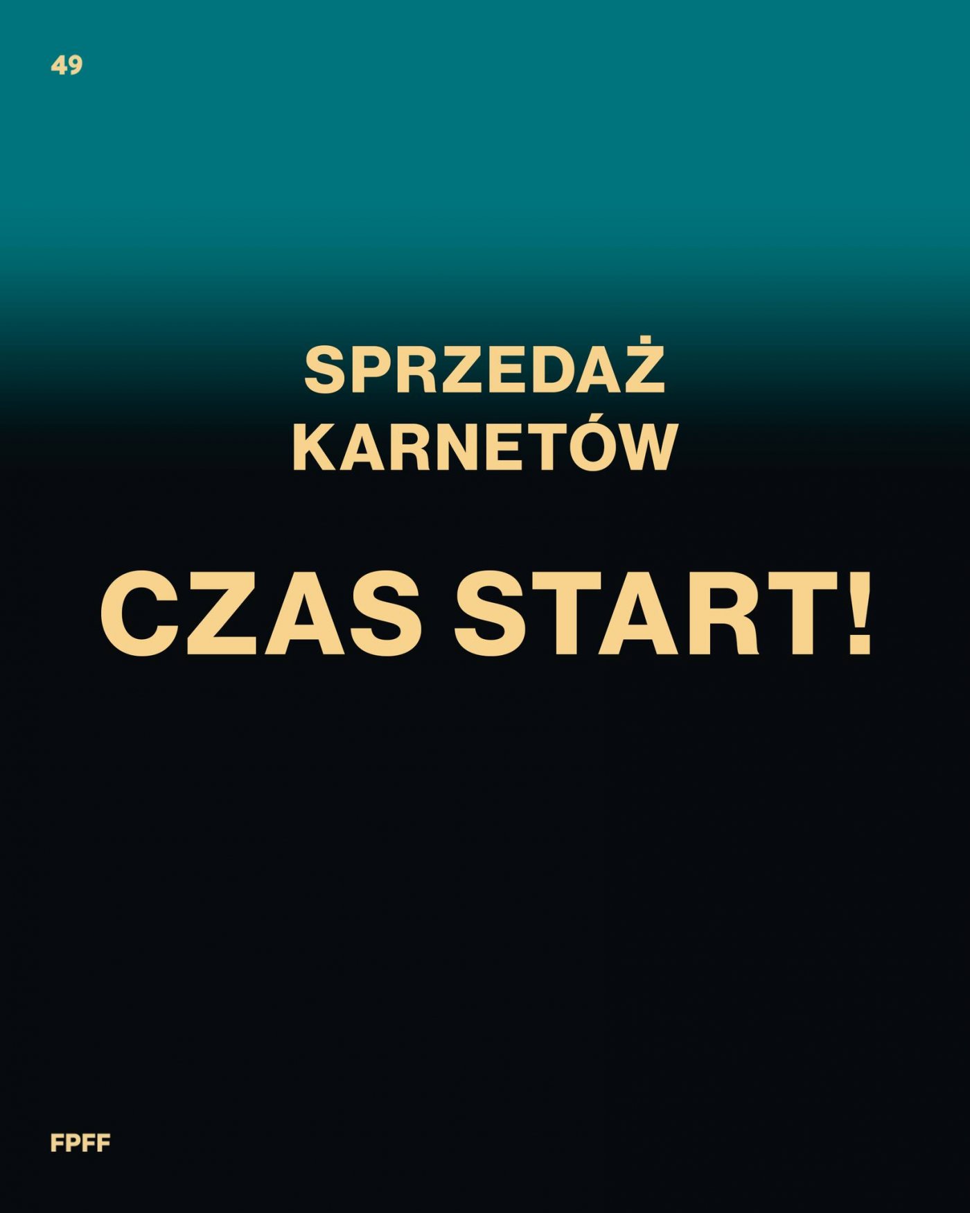 Od dziś w sprzedaży karnety na 49. FPFF (mat. prasowe FPFF)