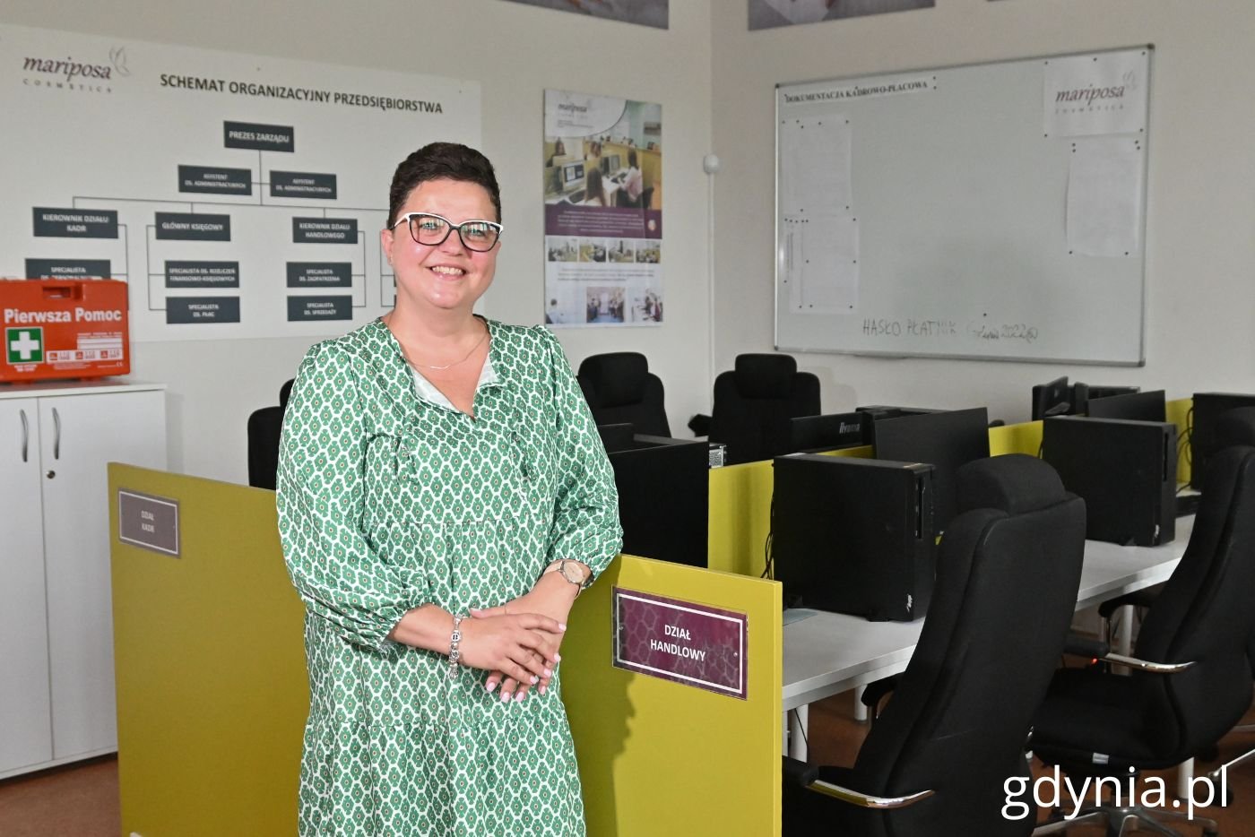 Izabela Niewiadomska, wicedyrektorka Zespołu Szkół Administracyjno-Ekonomicznych (fot. Magdalena Starnawska)