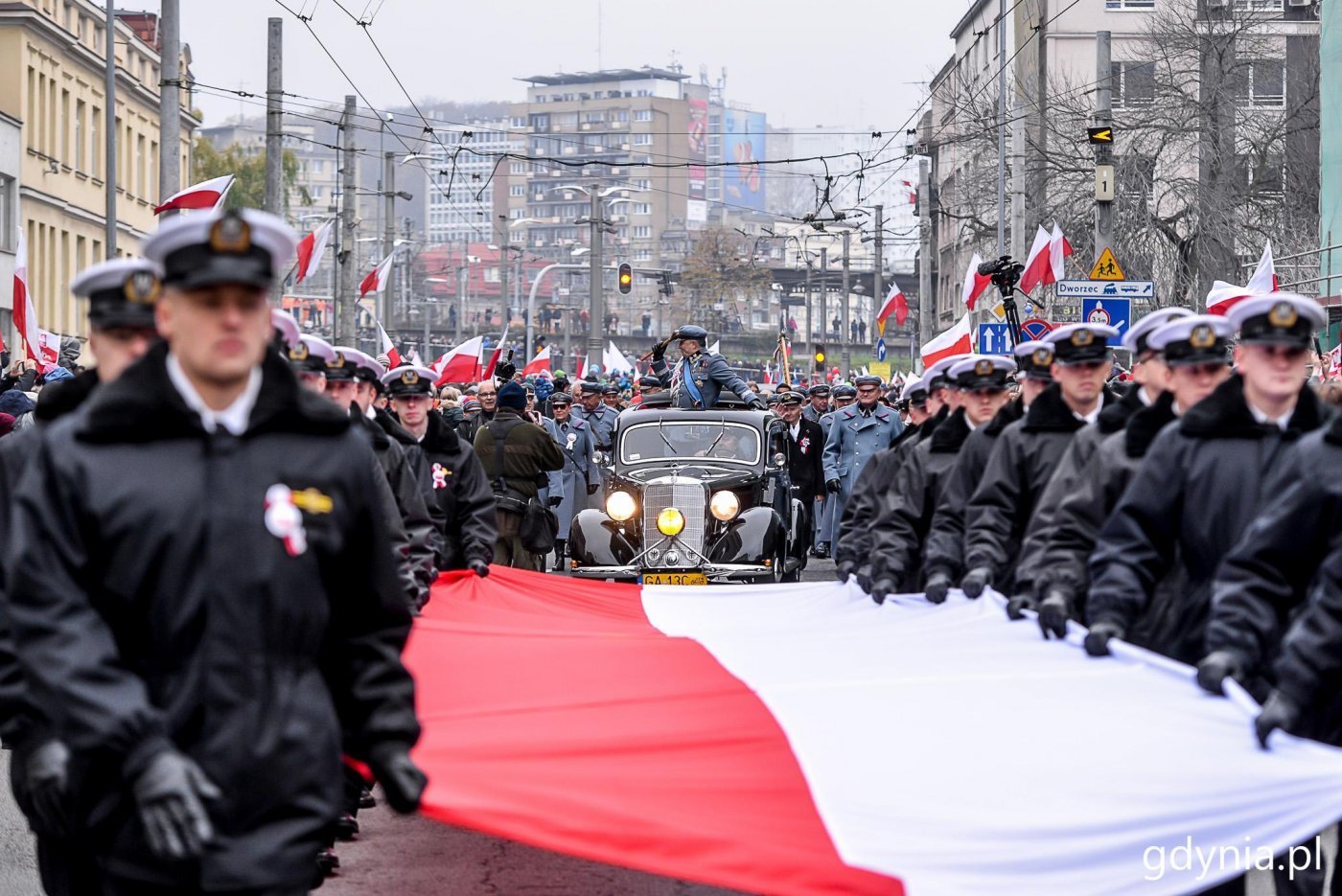 Gdynia uczciła stulecie polskiej niepodległości // fot. Przemysław Świderski