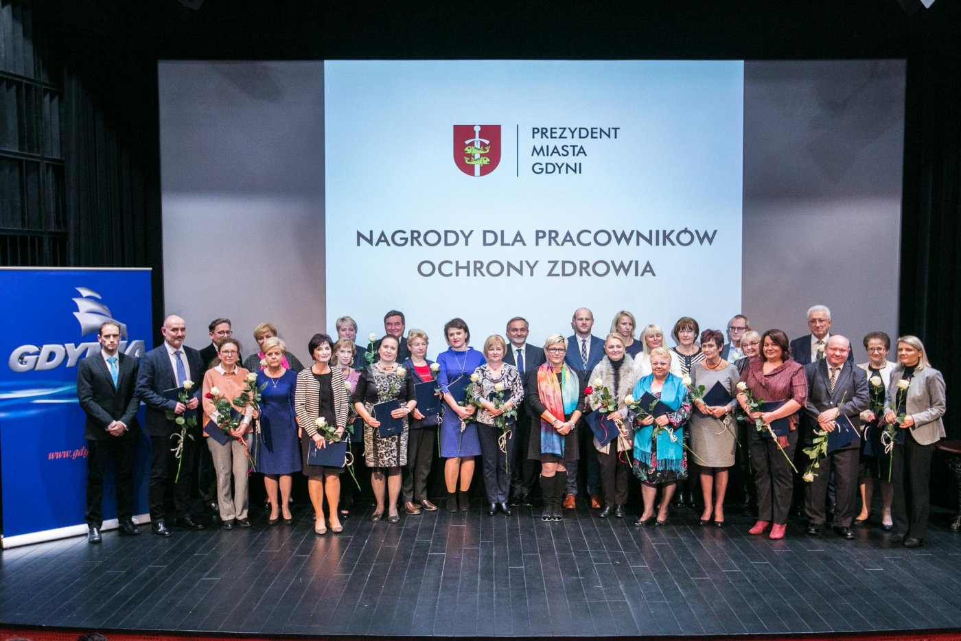 Pracownicy gdyńskiej ochrony zdrowia nagrodzeni, fot. Karol Stańczak