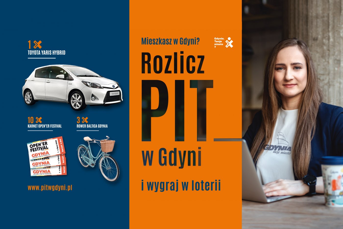Izabela Ryska prowadzi firmę w Gdyni i zachęca do wzięcia udziału w loterii 