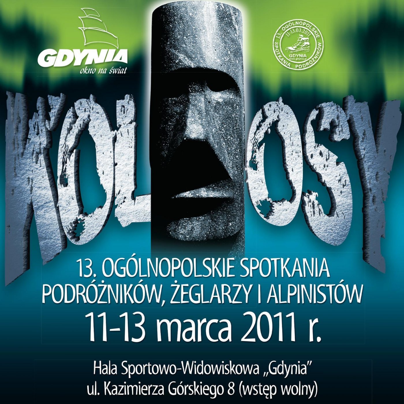 Grafika13. Ogólnopolskich Spotkania Podróżników, Żeglarzy i Alpinistów. KOLOSY