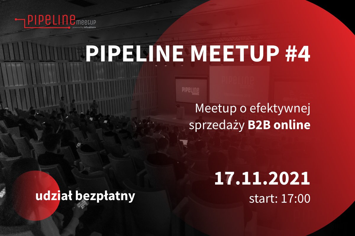 Ostatni webinar Pipeline Meetup odbędzie się 17 listopada