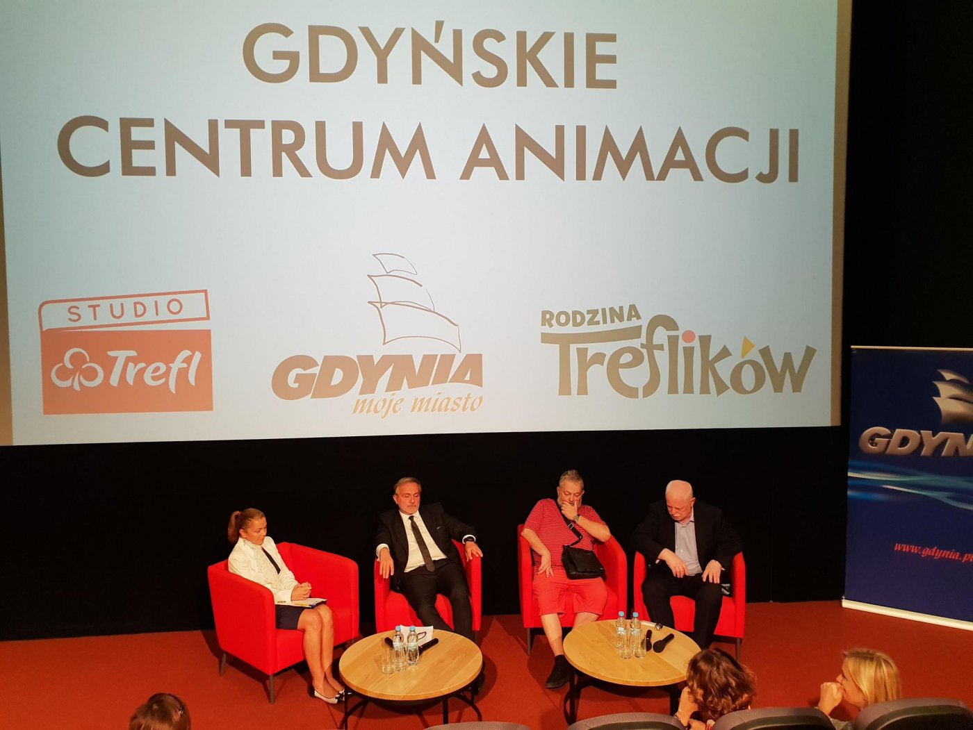 Podczas konferencji prasowej w GCF rozmawiano o Gdyńskim Centrum Animacji, fot. S. Okoń 