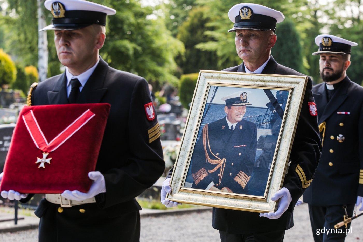 Ceremonia pożegnania admirała floty Ryszarda Łukasika, fot. Karol Stańczak 