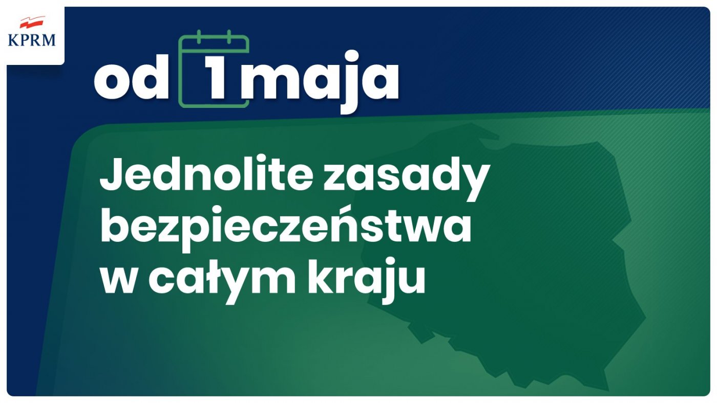 Od 1 maja będzie można uprawiać sport na świeżym powietrzu w grupach 50-osobowych. 4 maja uczniowie klas I-III wrócą do szkół. Maseczki zdejmiemy 15 maja // źródło: gov.pl