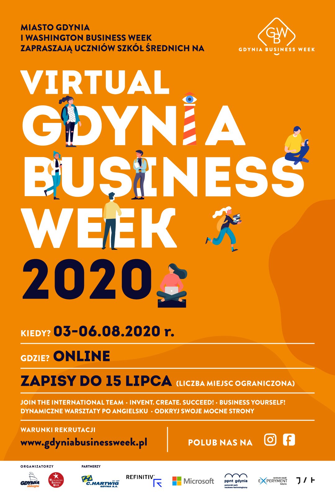 Plakat Virtual Gdynia Business Week 2020