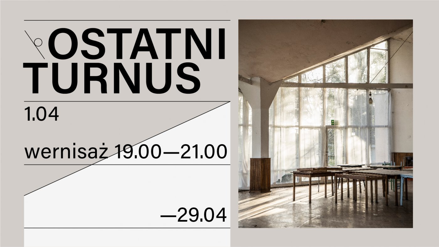 Plansza promująca wystawę 