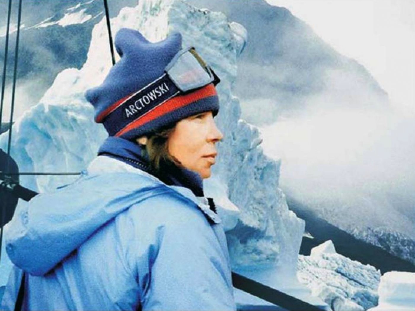 Prof. Maria Agata Olech podczas wyprawy (fot. materiały prasowe)