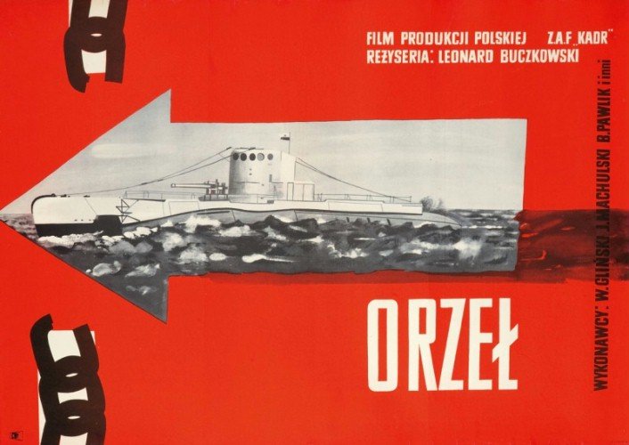 „Orzeł” Leonarda Buczkowskiego z 1959 to jeden z pierwszych na świecie filmów, które powstały we wnętrzach łodzi podwodnej. Został nakręcony w Gdyni, mat. filmpolski.pl