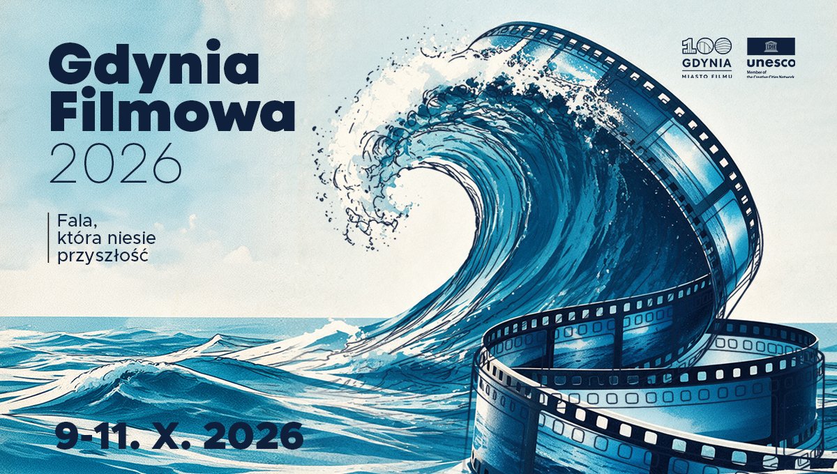 „Gdynia filmowa 2026: Fala, która niesie w przyszłość” potrwa od 9 do 11 października (mat. prasowe UMG)