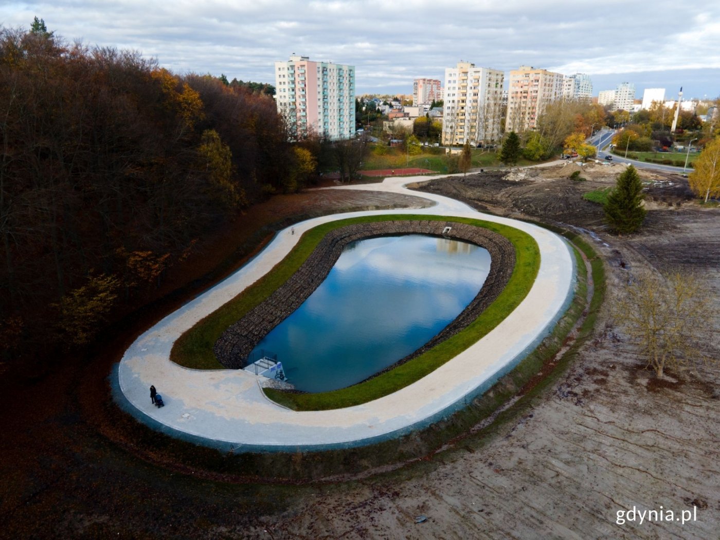 Zbiornik retencyjny na Witominie // fot. Marcin Mielewski/gdynia.pl