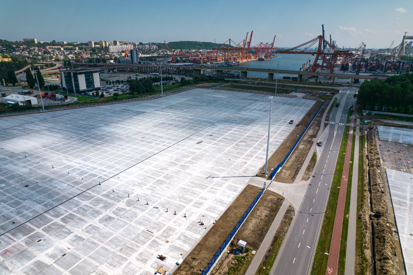 Część placów jest już niemal gotowa. Wkrótce Port Gdynia poszuka klientów, którzy zajmą nową przestrzeń, fot. mat. prasowe / Port Gdynia