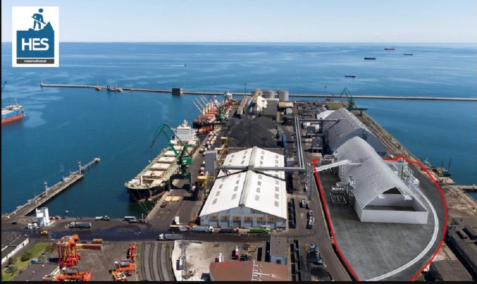 HES Gdynia Bulk Terminal rozpoczęła inwestycję przy nabrzeżu Śląskim w porcie Gdynia. Fot. HES Gdynia Bulk Terminal Sp. z o.o.
