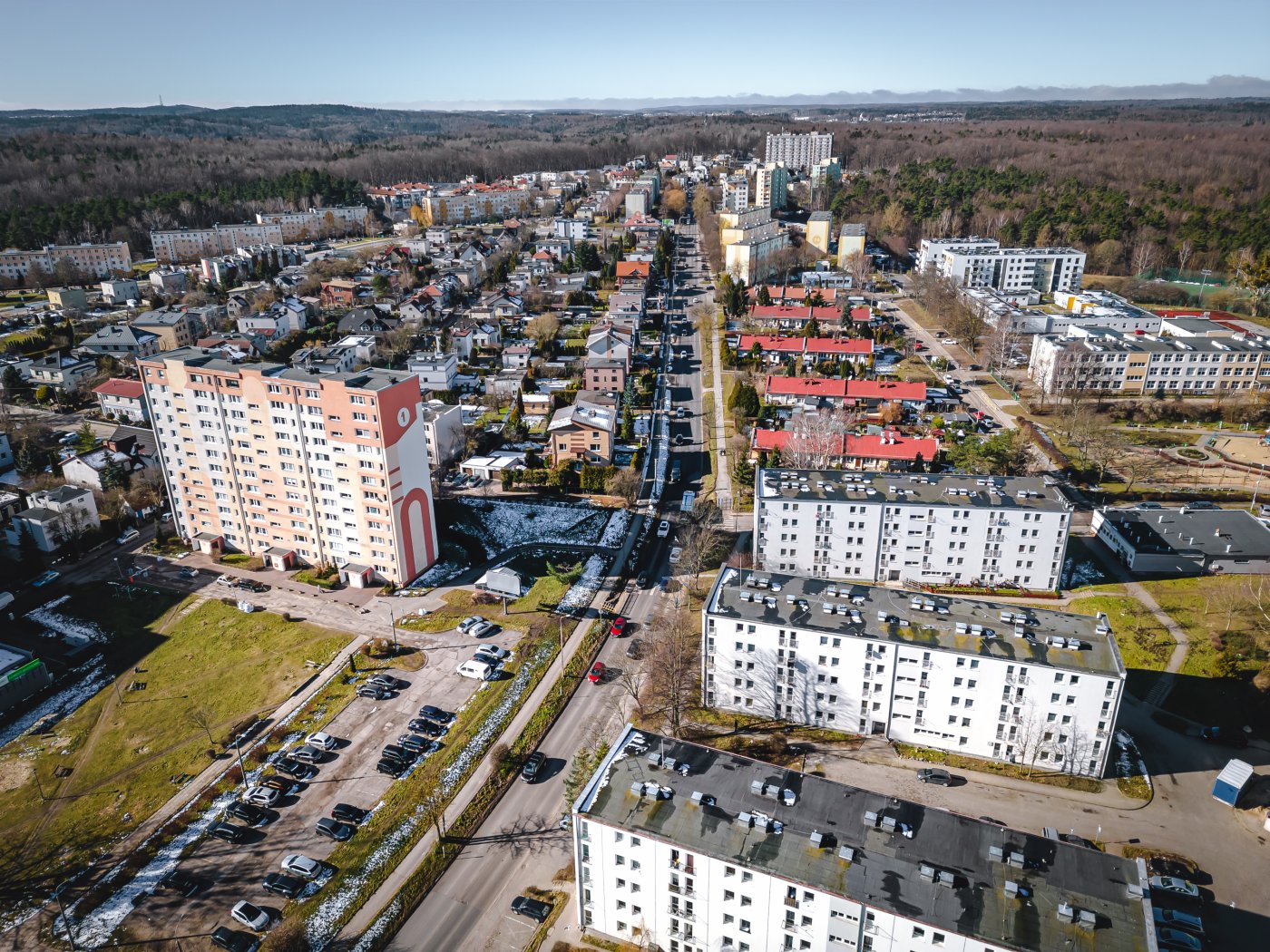 rozbudowa ul. Chwarznieńskiej // fot. T. Kamiński