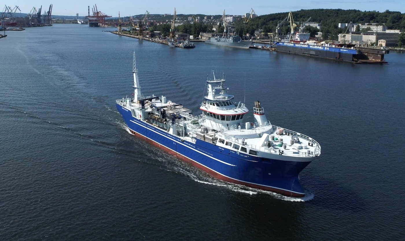 Life fish carrier ze stoczni CRIST już popłynął do Norwegii, mat. prasowe