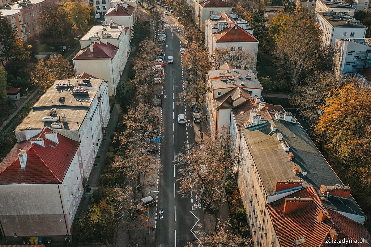 Ulica Kopernika po zakończeniu prac (fot. M. Mielewski)