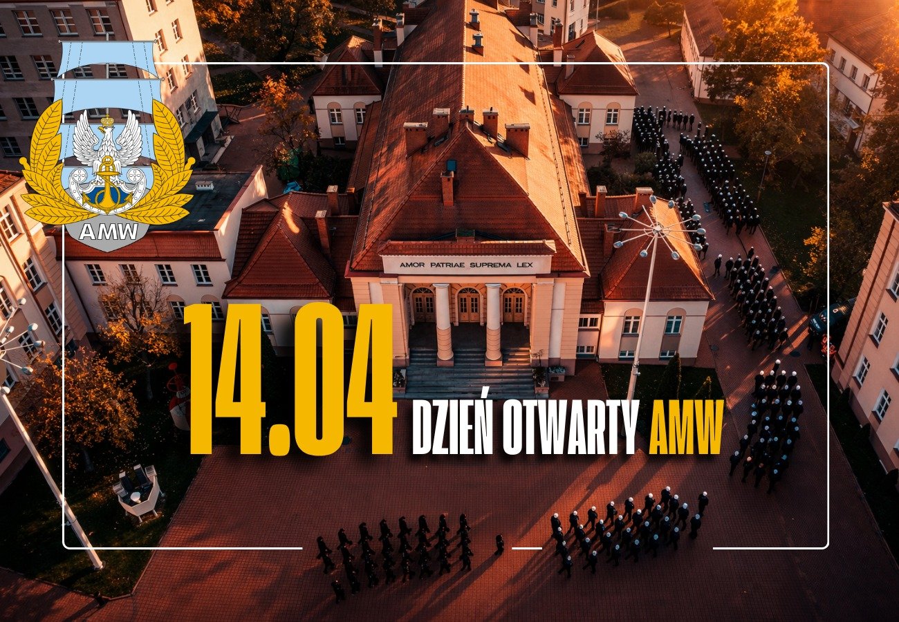 14 kwietnia odbędzie się Dzień Otwarty Akademii Marynarki Wojennej (mat. AMW)