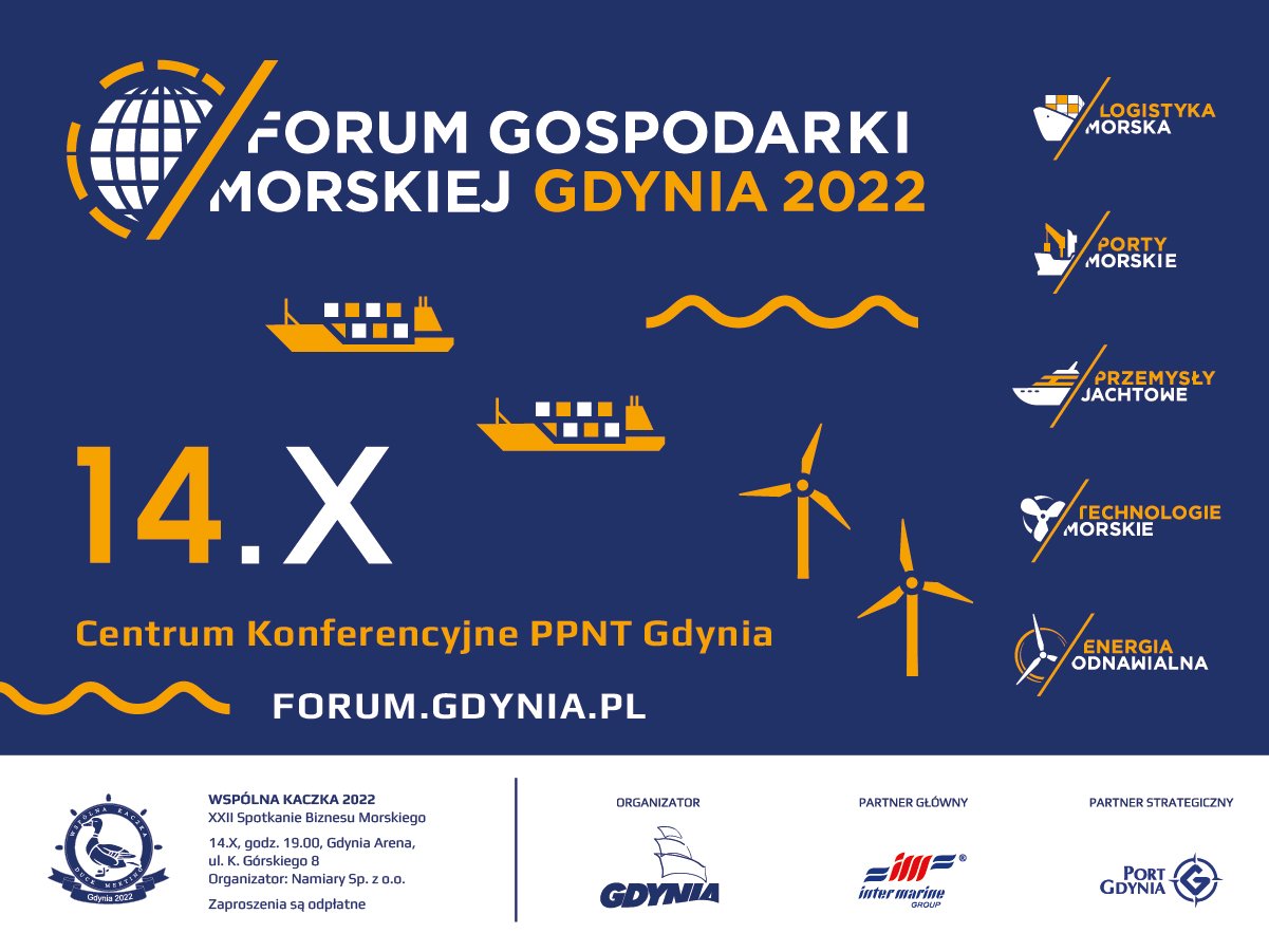 Forum Gospodarki Morskiej odbędzie się 14 października // mat. prasowe