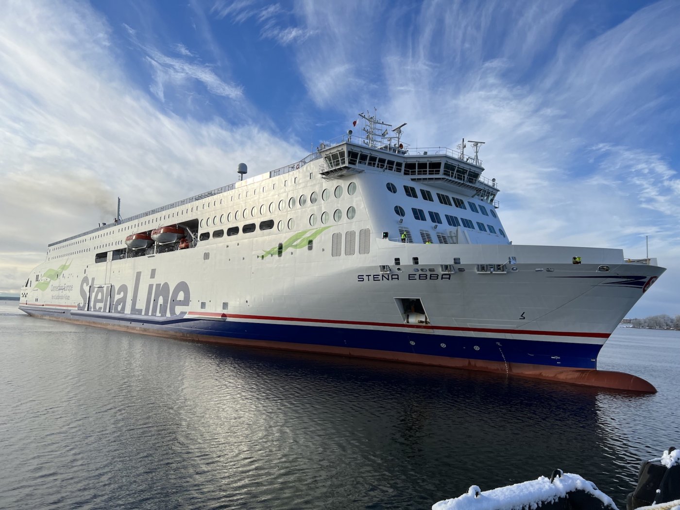 Kolejny E-Flexer na linii Gdynia-Karlskrona // mat. prasowe Stena Line