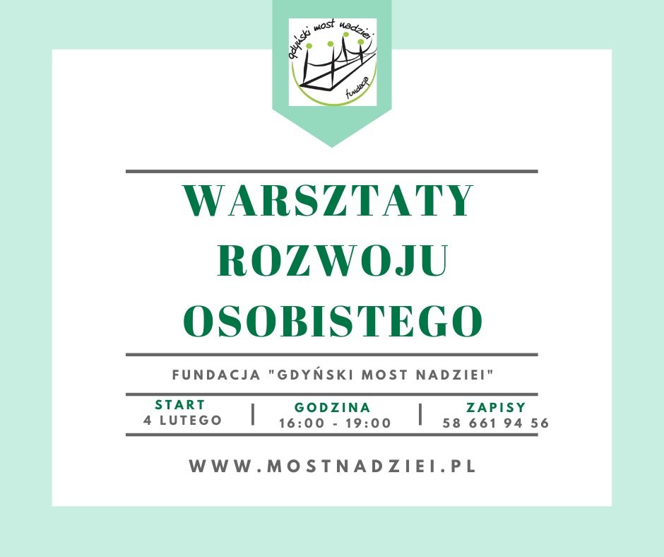 Warsztaty dla osób z diagnozą nowotworową oraz ich bliskich // mat.prasowe Fundacji Gdyński Most Nadziei