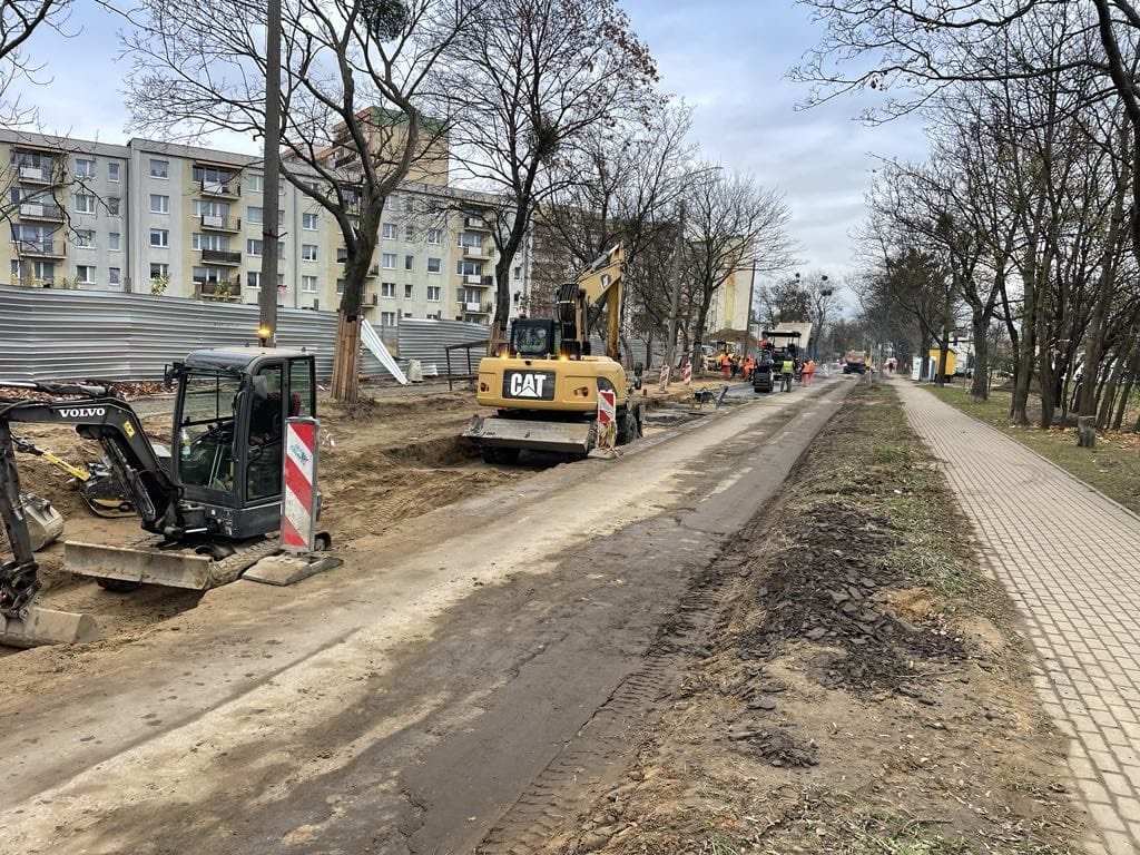 Przebudowa ulicy Zielonej (materiał wykonawcy Gravel Sp. z o.o.)        