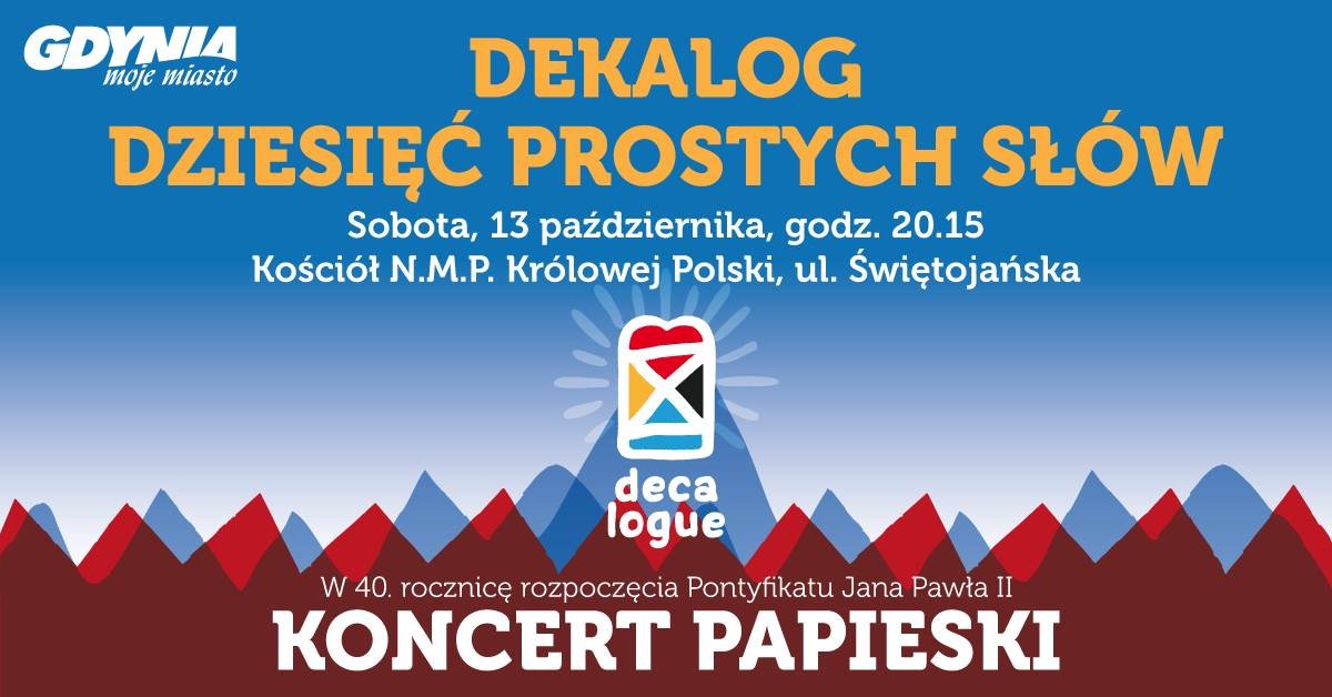 Dziesięc prostych słów - koncert papieski