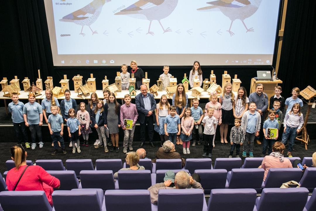 Wręczenie nagród w konkursie „Zapraszamy ptaki do Gdyni” // fot. Karol Stańczak